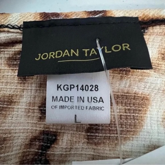 Jordan Taylor Leopard Print Swim Coverup - Picture 4 of 5